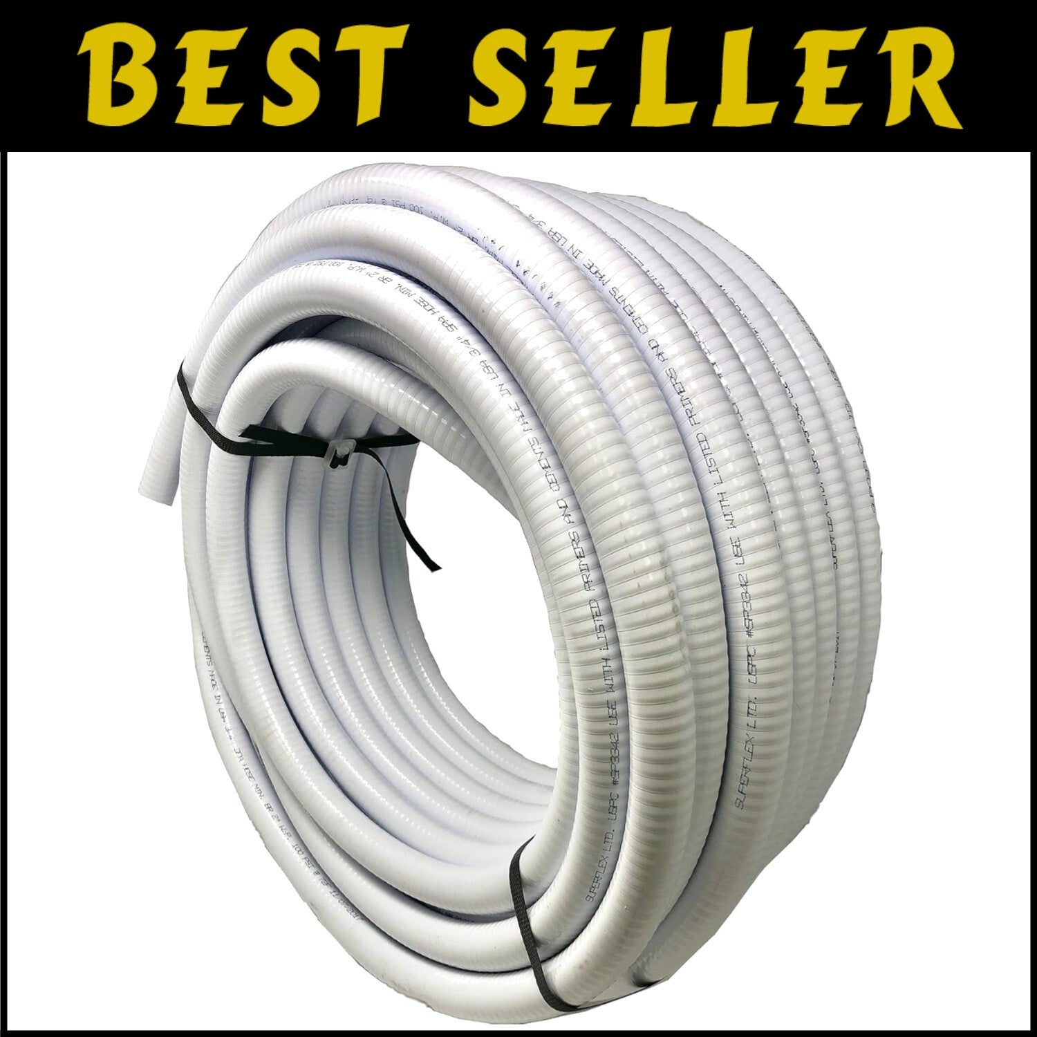 Durable 2-Inch Flexible White PVC Tubing - Perfect for Aquaculture and Gardening