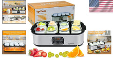 Load image into Gallery viewer, BPA-Free Yogurt Maker with Adjustable Time &amp; Temp – Homemade Yogurt Made Simple
