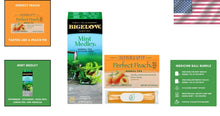 Load image into Gallery viewer, Bigelow Medicine Ball Cold Buster Tea Bundle: 28 Mint Medley &amp; 20 Perfect Peach