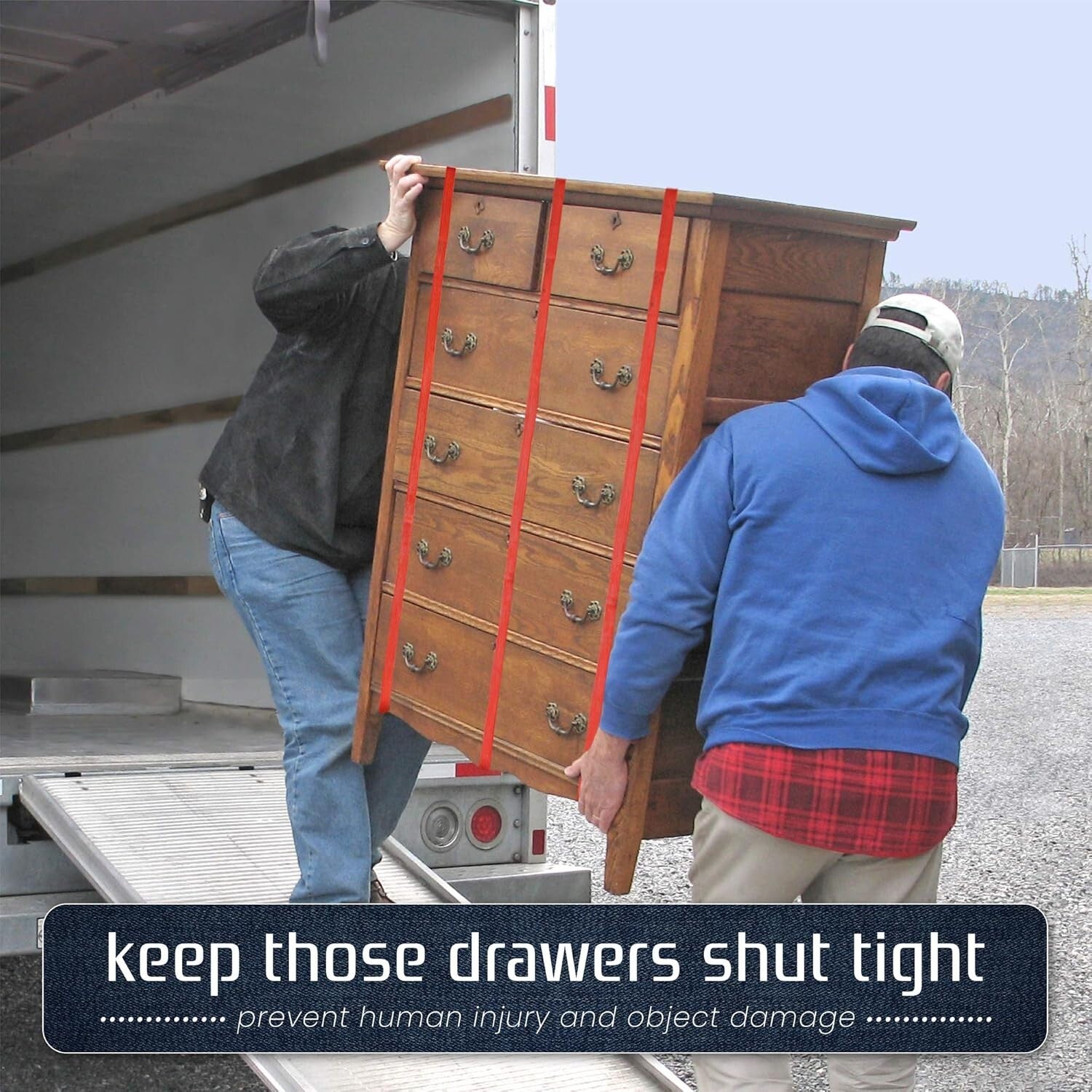 Professional-Grade 42-Inch Rubber Bands - Premium 12-Pack for Moving Essentials