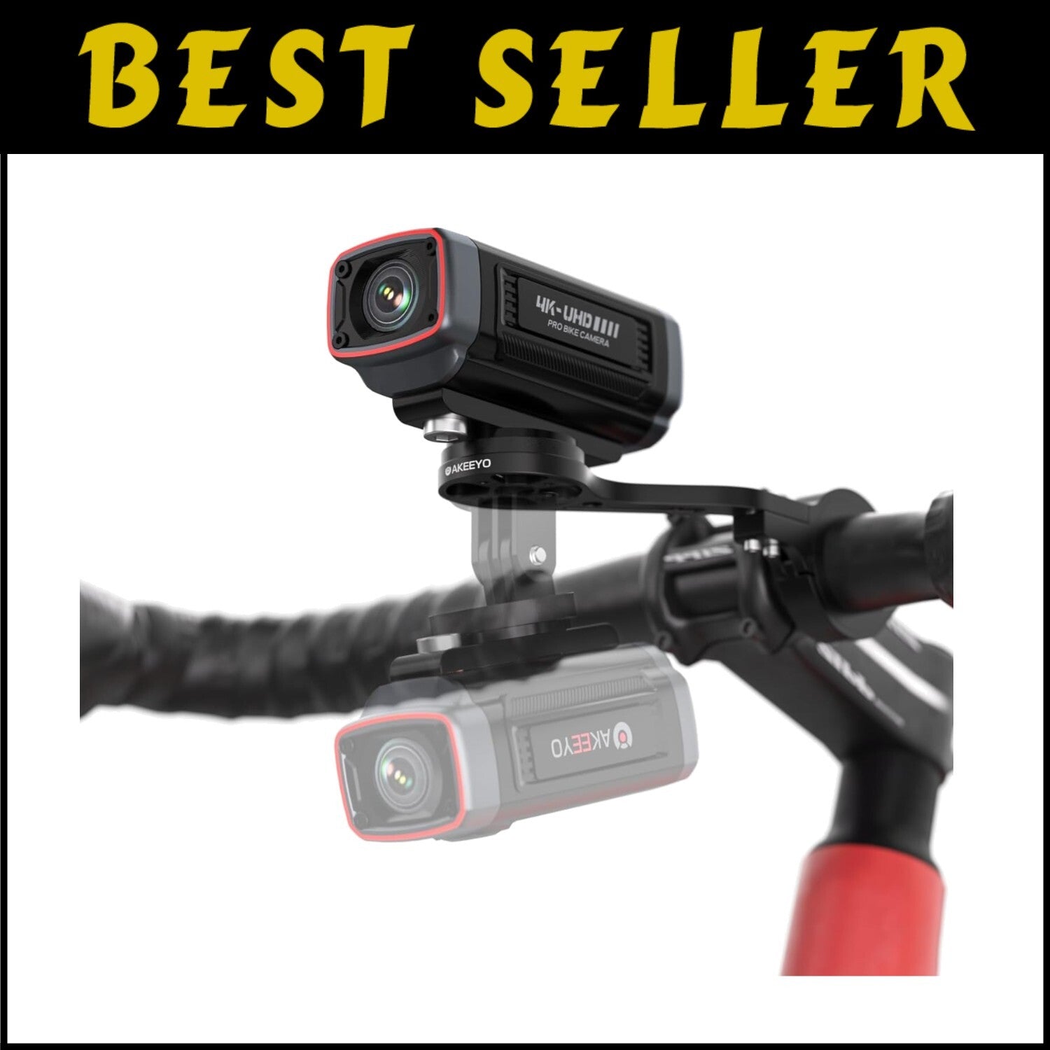 4K Wide-Angle Bike Dash Cam with Parking Monitor & Reliable Battery Performance