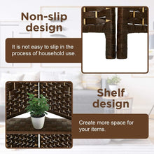 Load image into Gallery viewer, Versatile 6 Panel Wood Room Divider with Storage Shelves for Stylish Privacy