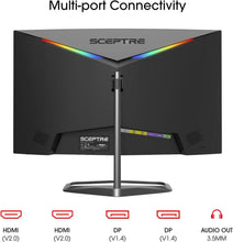 Load image into Gallery viewer, Immersive 24.5-Inch Curved Monitor - 1080p, 240Hz Refresh Rate, Matte Finish