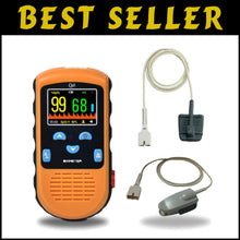 Load image into Gallery viewer, Continuous Monitoring Pulse Oximeter - SpO2 &amp; Pulse Rate Sensor with AC Adapter