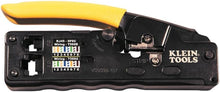 Load image into Gallery viewer, Klein Tools Compact Data Cable Crimper with Easy Grip Handle - Rugged Design