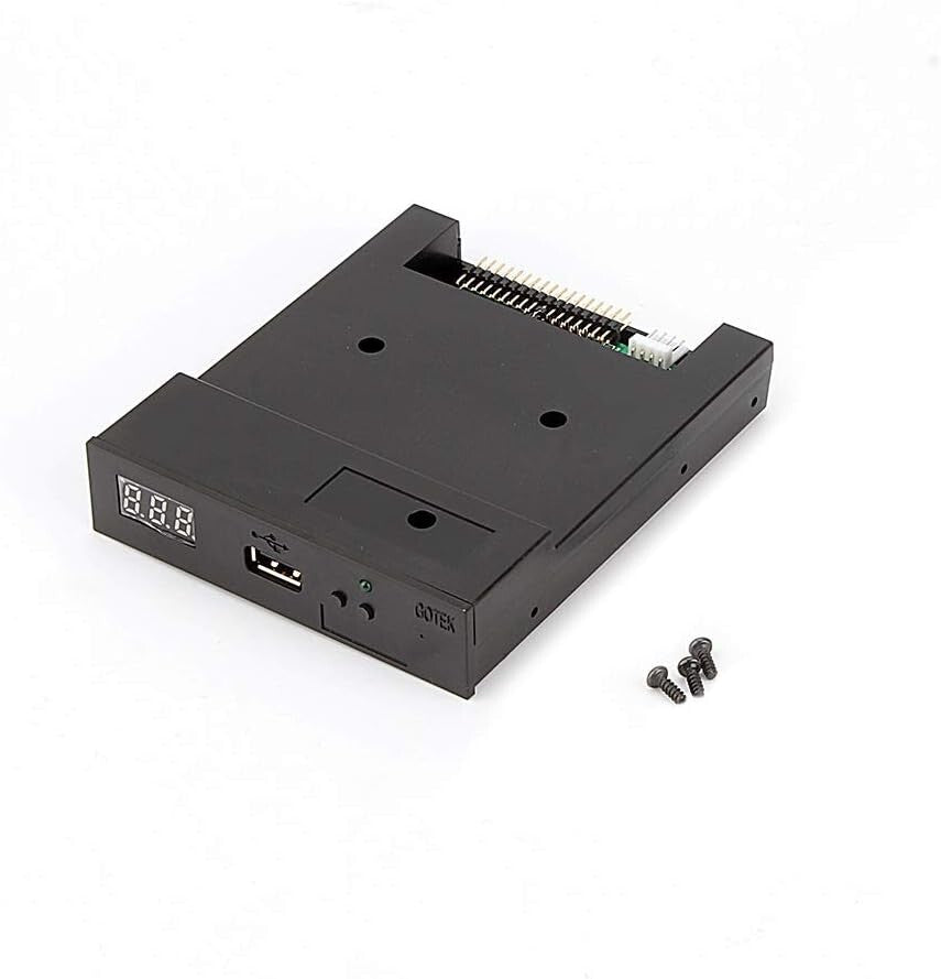 USB Floppy Drive Emulator - 1.44MB Capacity, Lightweight, No Drivers Needed