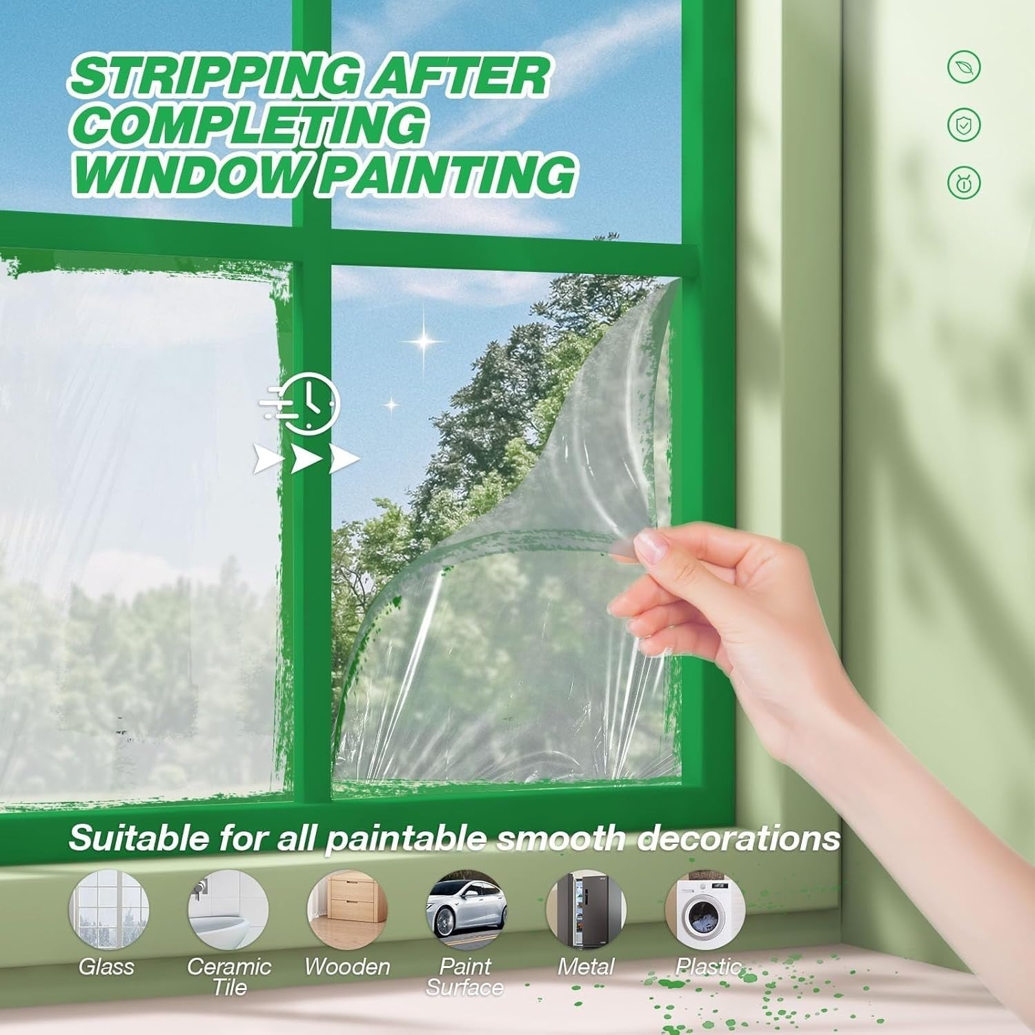 95.98 fl. oz Resin Masking Liquid Tape - Perfect for Window and Glass Painting