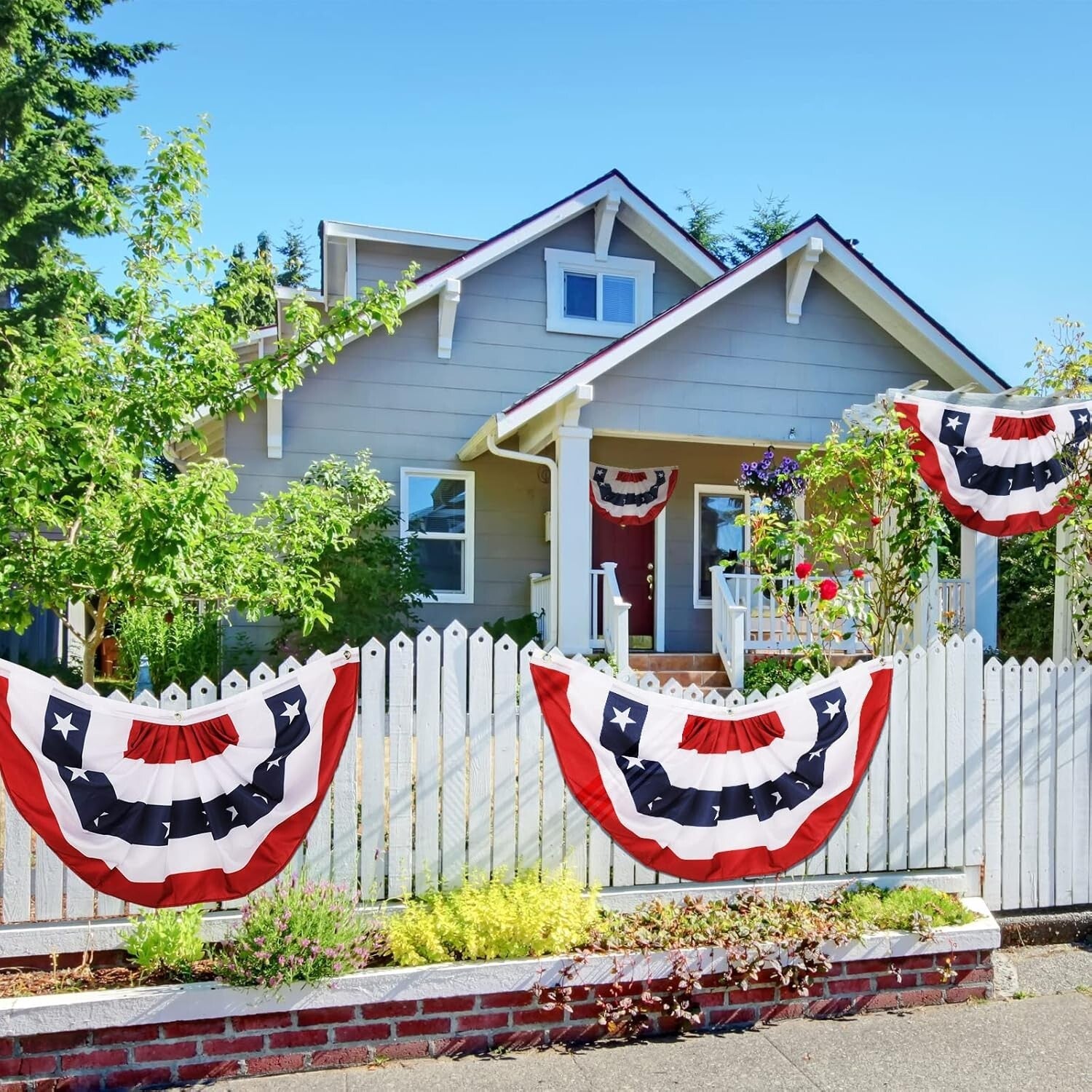 Beautiful Stars and Stripes Party Bunting - Essential for Patriotic Celebrations