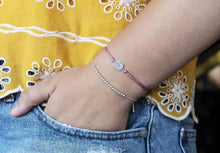 Load image into Gallery viewer, Adjustable Sterling Silver Charm Bracelet - Meaningful Gift for 18th Birthdays