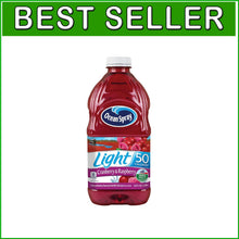 Load image into Gallery viewer, Natural Cranberry Raspberry Juice - 8 Pack of 64 Fl Oz Bottles, Low Calorie