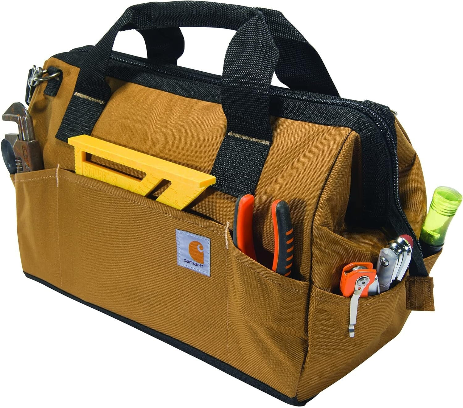 Organize with Ease: Large 16-Inch Tool Bag Featuring Water-Repellent Fabric