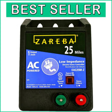 Load image into Gallery viewer, Weather-Resistant Electric Fence Charger - 25 Miles of Protection for Livestock