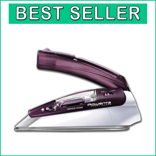 Pro Compact 1000W Travel Iron & Handheld Steamer for Effortless Fabric Care