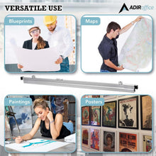 Load image into Gallery viewer, Pack of 6 Sturdy 36" Blueprint Clips - Ideal for Document Organization &amp; Display