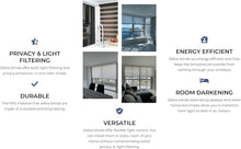 Load image into Gallery viewer, Cordless Zebra Window Shades - 52"W x Up to 72"H, Elegant Light Filtering Blinds
