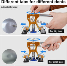 Load image into Gallery viewer, 129pc Professional Dent Puller Kit with T-Bar &amp; Bridge Puller for DIY Repairs