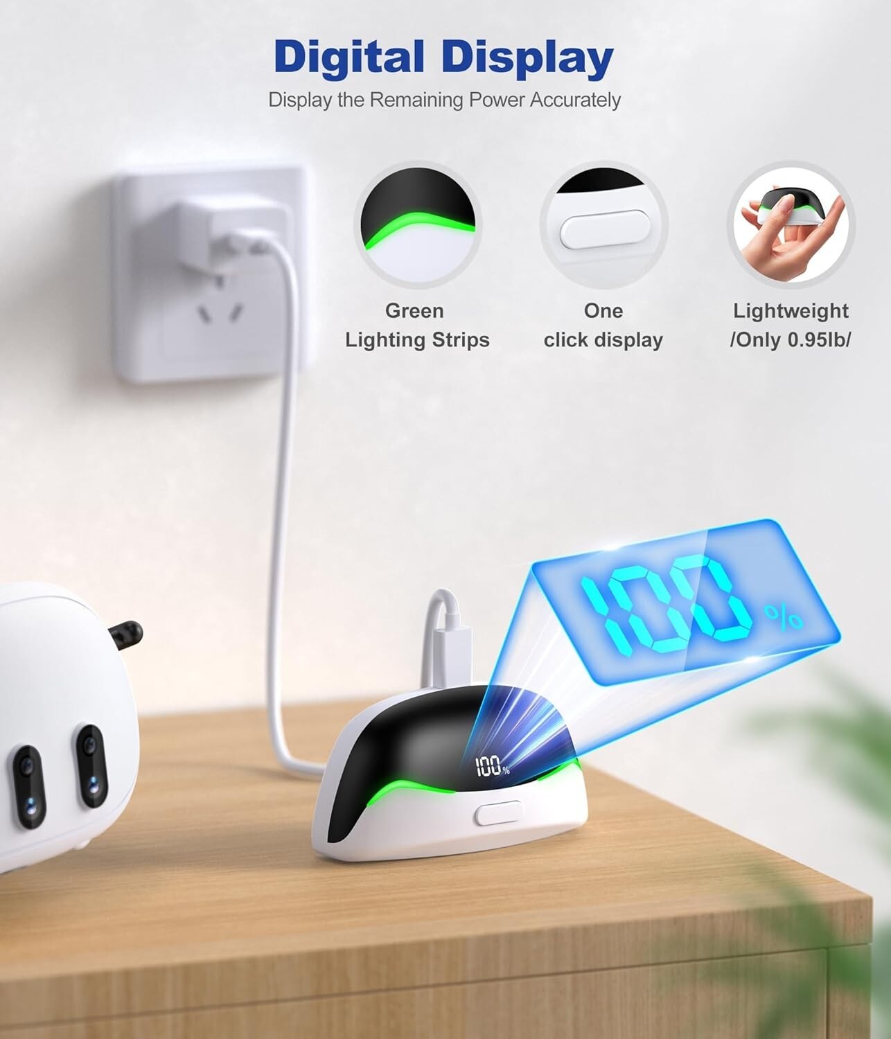 Enhanced Comfort Battery Head Strap for Quest 3/3S/2 - 2-3 Hours Extra Playtime