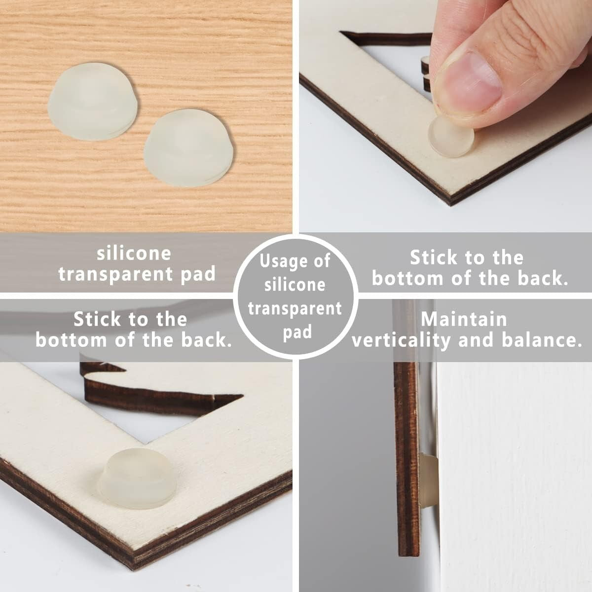 Mid Century Modern Hollow Wooden Wall Art Set - Sun, Moon, Plant Decor (32"x16")