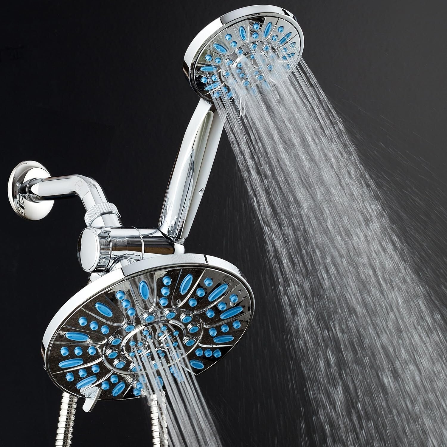 Elegant Rainfall Shower System with Antimicrobial Nozzles for Healthier Bathing