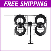 Load image into Gallery viewer, Indoor/Outdoor 4V TV Antenna - 70+ Mile Range - High Gain, Enhanced Connectivity