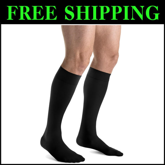 Affordable Medical Compression Socks, Men’s 15-20 mmHg Knee High Legwear