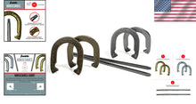 Load image into Gallery viewer, Portable Metal Horseshoe Game Set with Solid Steel Stakes for Outdoor Play
