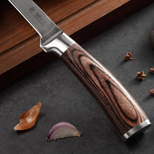 Load image into Gallery viewer, Forged 5.7-Inch Meat Cleaver Knife with Elegant Pakkawood Handle – Gift Boxed