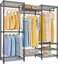 Load image into Gallery viewer, Freestanding Carbon Steel Wardrobe Rack - 790lbs Load Capacity, Modern Style