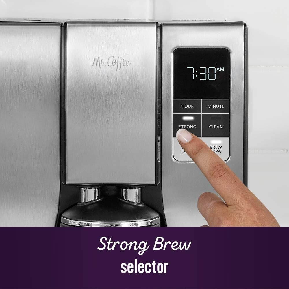 Brew Faster: 10-Cup Fully Automatic Coffee Maker with Stainless Steel Carafe