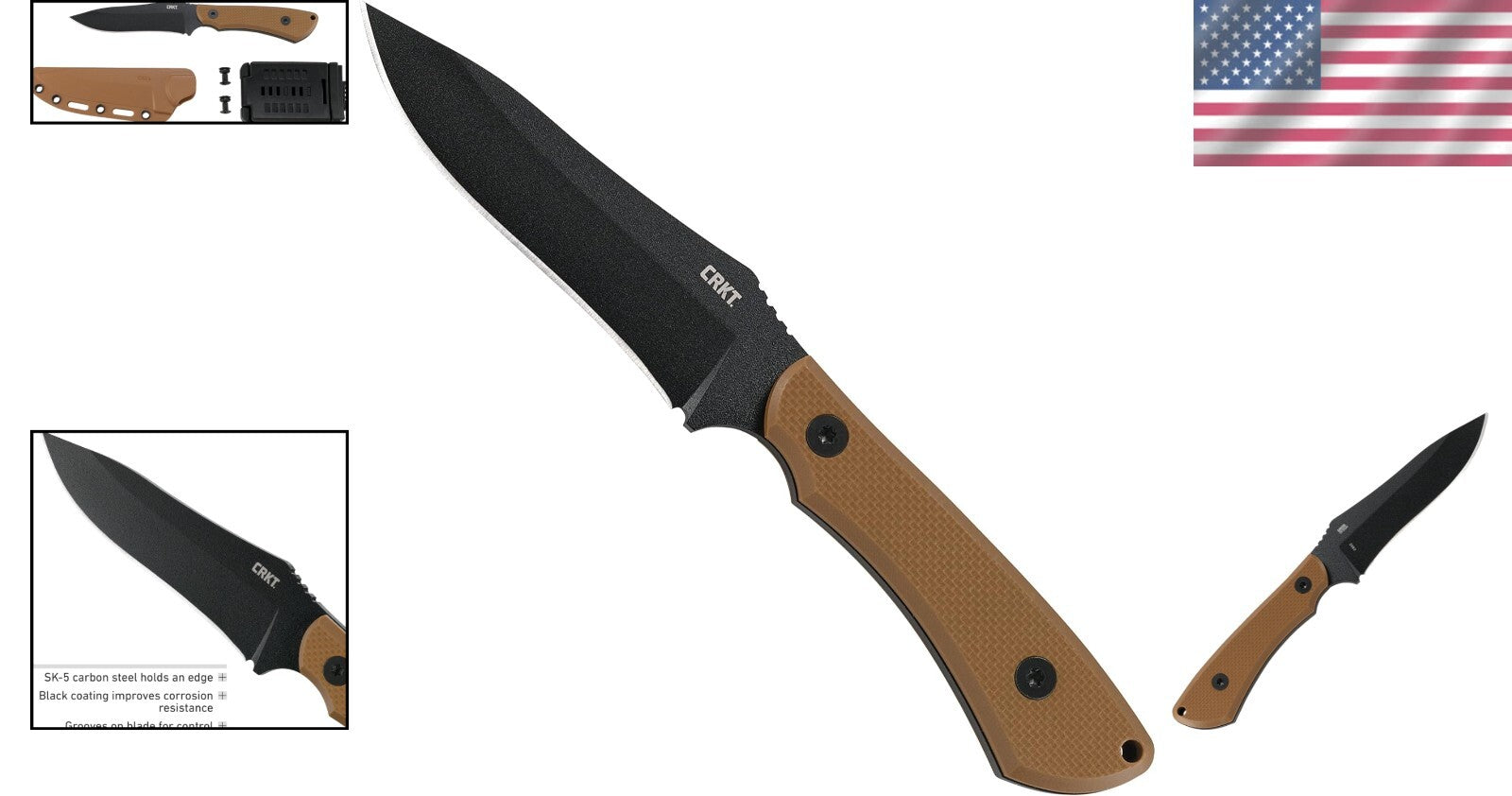 Dependable Ramadi Fixed Blade Knife - G10 Handle & Corrosion-Resistant Coating