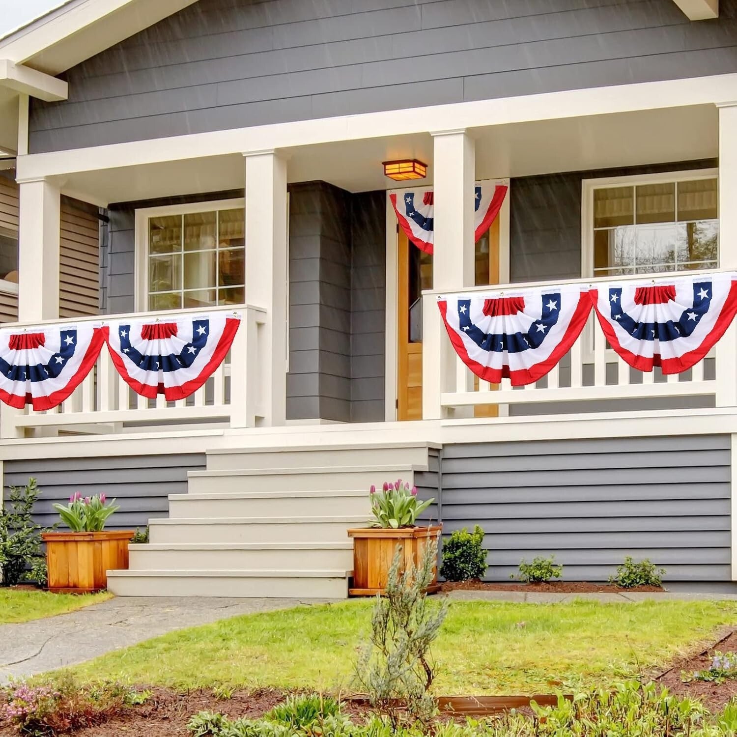 Durable & Fade Resistant American Bunting Flag - Perfect for Independence Day
