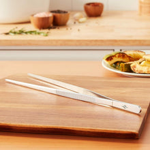 Load image into Gallery viewer, 18/10 Stainless Steel Kitchen Tongs Pack of 3 - Ideal for BBQ and Cooking