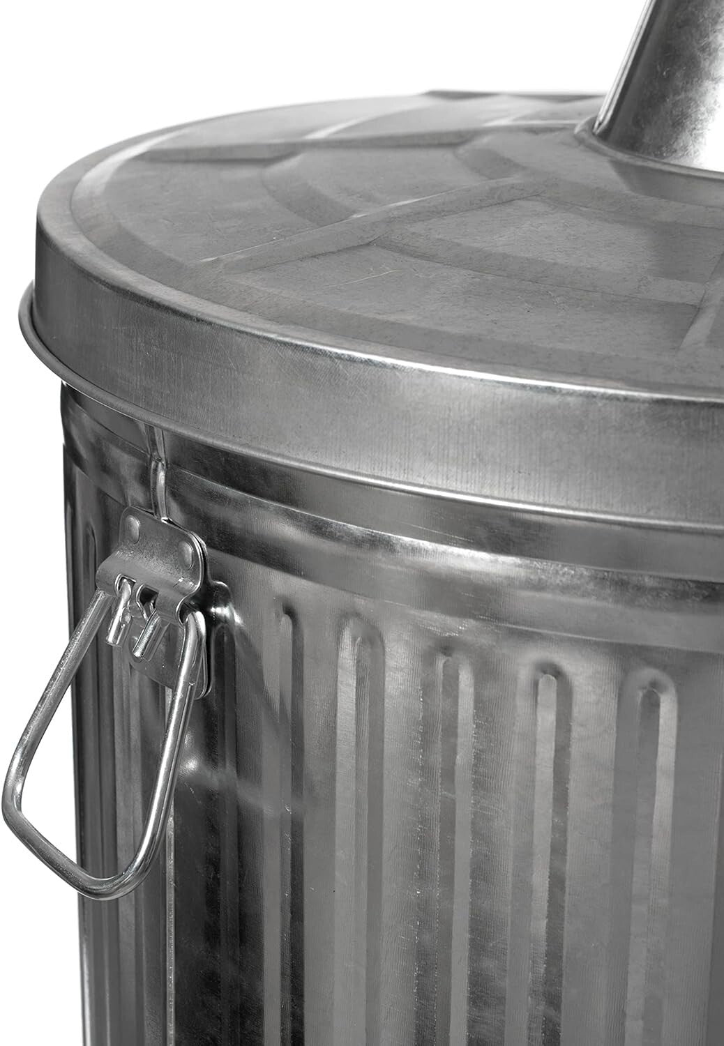 Galvanized Metal Garden Incinerator with Chimney - Round 20-Gallon Waste Burner