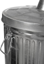 Load image into Gallery viewer, Galvanized Metal Garden Incinerator with Chimney - Round 20-Gallon Waste Burner