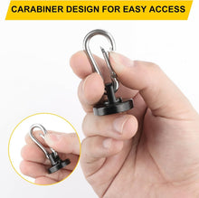 Load image into Gallery viewer, Neodymium Magnetic Hooks, 15 Pack - Strong, Easy Install, Adjustable Design