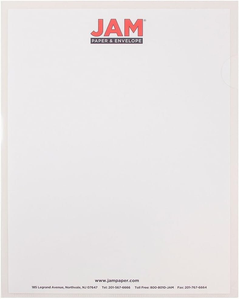 Bulk Pack of 120 Letter Size Clear Project Pockets - Protect Documents Elegantly