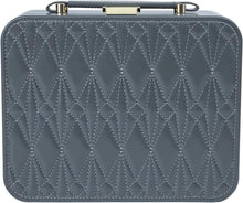 Load image into Gallery viewer, Diamond-Shaped Travel Jewelry Case with Velvet Lining - Stylish Storage Solution