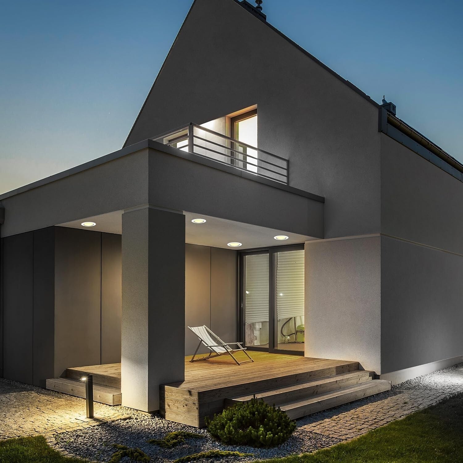 Energy-Efficient BR30 Smart LED Light Bulbs, 6-Pack with Color Changing Features