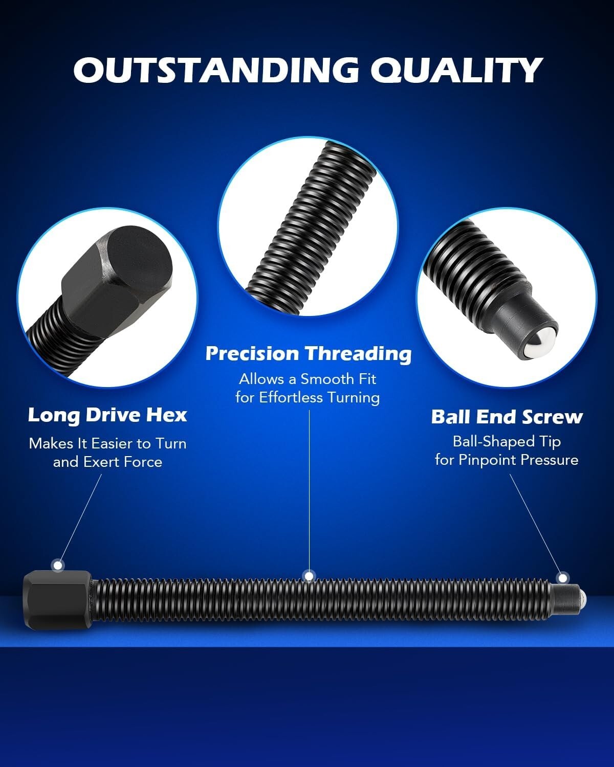 Premium 5 Ton Capacity Bearing Puller Kit - Includes 2" & 3" Separator Jaws