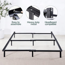 Load image into Gallery viewer, Lightweight Twin Bed Frame - Heavy-Duty Steel for Reliable Mattress Support