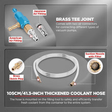 Load image into Gallery viewer, Comprehensive Vehicle Coolant Refill Tool Set – Hose, Adapters &amp; Gauge Included