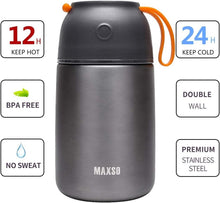 Load image into Gallery viewer, Durable Insulated Soup Jars - Lightweight, Scratch-Resistant Food Storage Duo