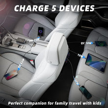 Load image into Gallery viewer, Versatile 5-Ports USB C Car Charger 120W - Fast Charging for All Devices