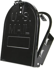 Load image into Gallery viewer, Durable Black Metal Mailbox Door for USPS / Snap-in Replacement - 11" x 14"