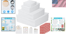 Load image into Gallery viewer, Versatile 200 Pack Foam Pouches with 50 Fragile Labels - Protect Your Valuables