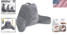 Load image into Gallery viewer, Standard+ Ergonomic Bed Rest Pillow - Portable Lounge Cushion with Pockets
