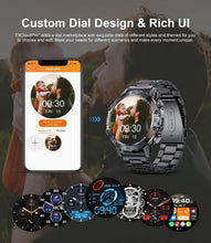 Load image into Gallery viewer, Multifunctional Bluetooth Smart Watch for Active Men: Health &amp; Fitness Tracking