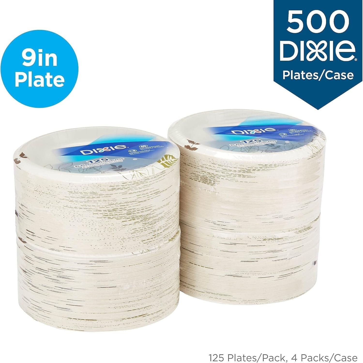 Elegant 8.5" Dixie Pathways Plates - 500 Count Medium-Weight for Any Occasion