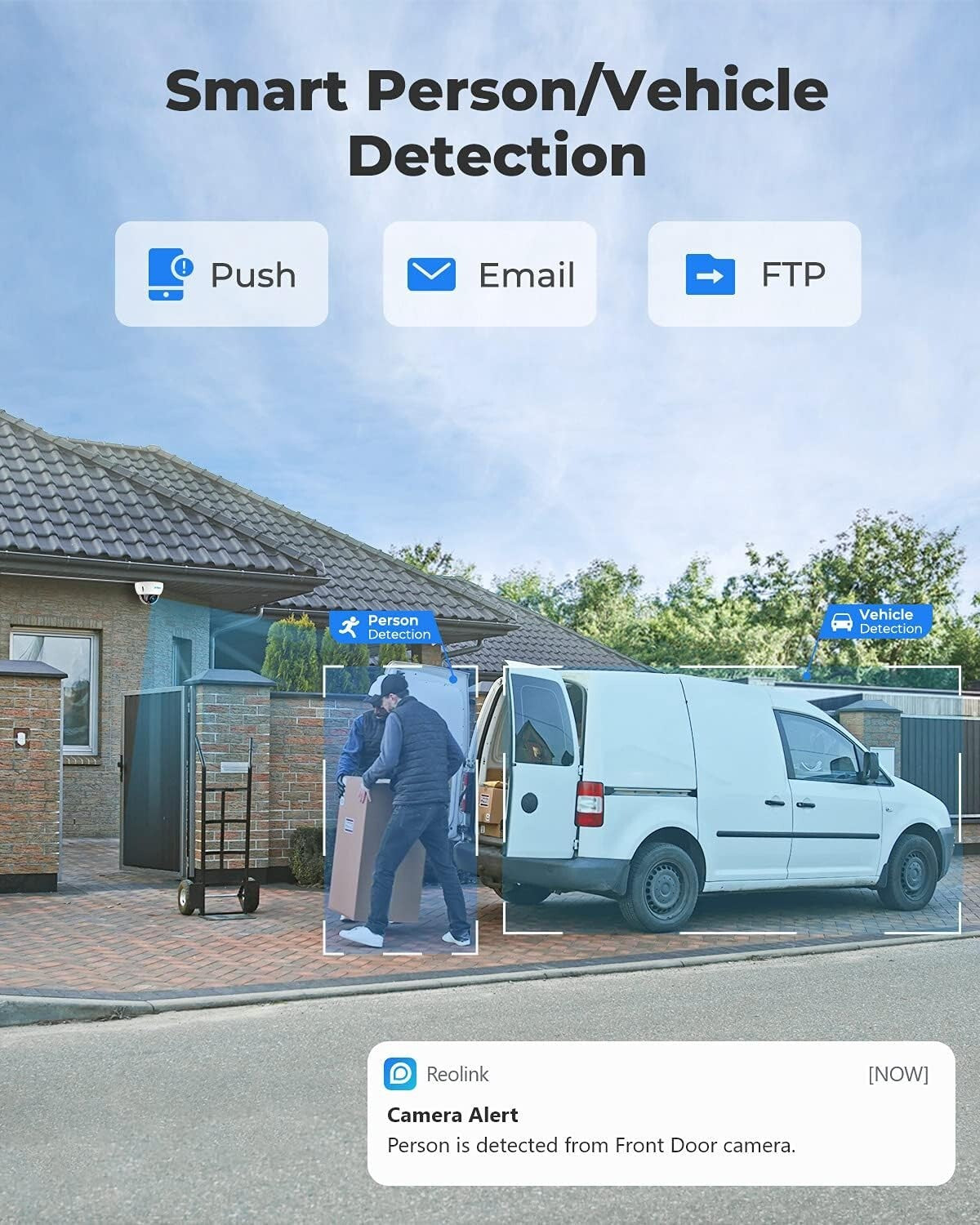 5MP Security Camera System - 24/7 Recording with Smart Detection & Night Vision