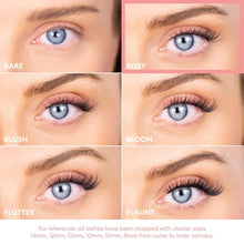 Load image into Gallery viewer, Effortless Pop-On Faux Lashes - 60 Natural Brown Clusters for Extended Wear